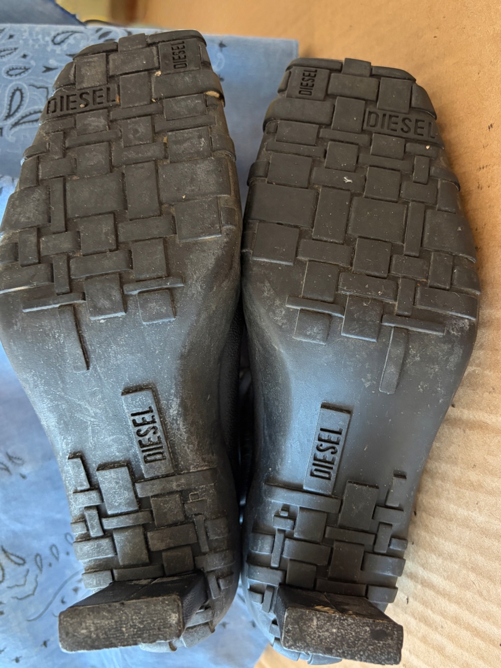 Rare Diesel Y2K era “Racer X” Ankle Heeled Boots SEE DESCRIPTION - Picture 2 of 10